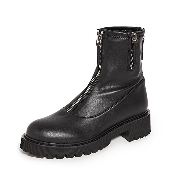 Giuseppe Zanotti Zip Up Combat Boots in Black Size 6.5 - Picture 13 of 13